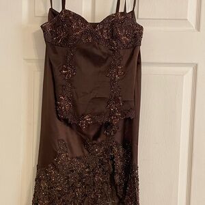 Cache Brown Evening Dress